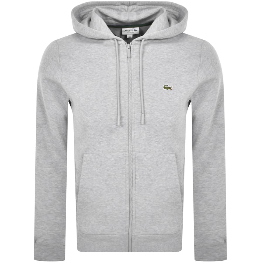 Grey lacoste tracksuit on sale